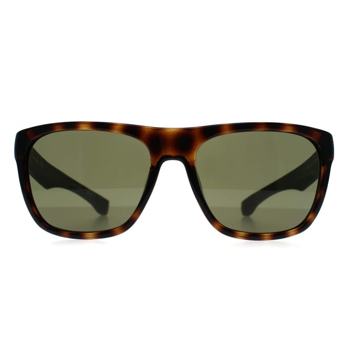Lacoste L664S 220 donker havana groen zonnebril