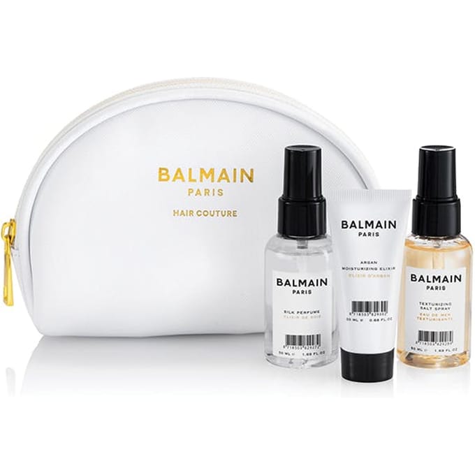 Balmain White Cosmetic Styling Bag 50 ml + 50 ml + 20 ml