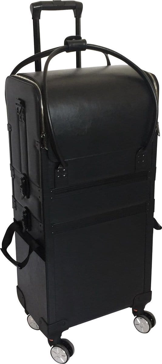 Comair Leren koffer zwart 750x360x235mm