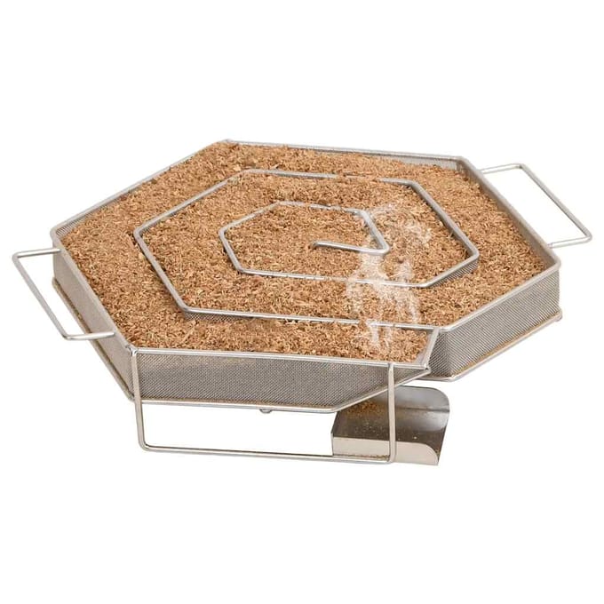 vidaXL - Rookgenerator - koud - 6-hoekig - 22,5 - cm - roestvrij - staal