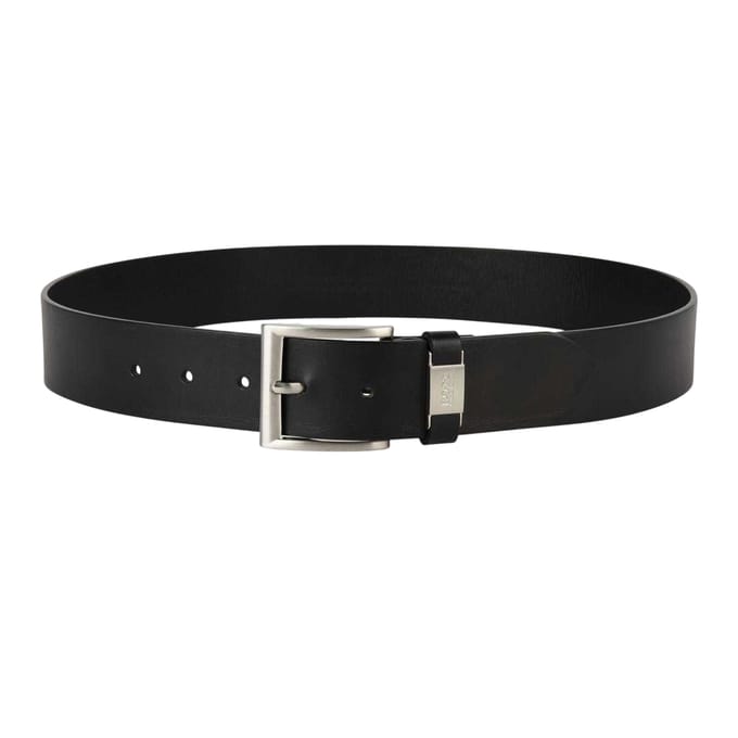Boss Connio leren riem (Zwart)