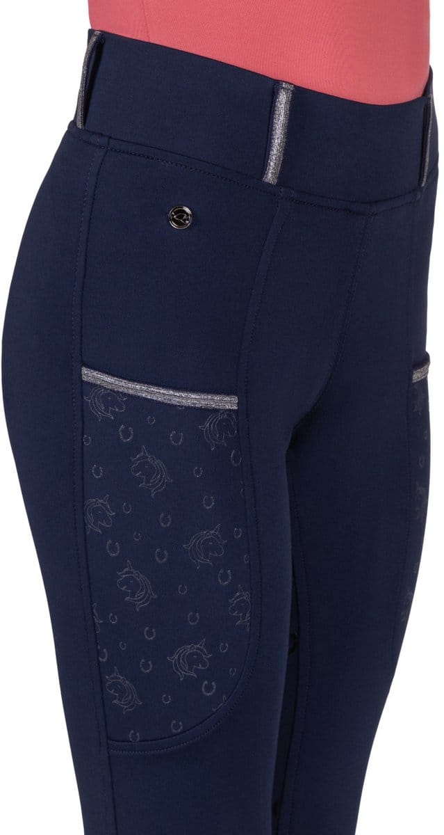 Qhp Rijlegging Jaily junior Full grip Evening Blue - 104