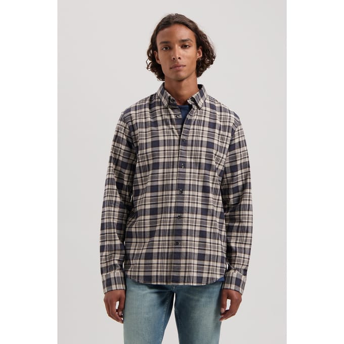 Dstrezzed Ds_john Shirt Sand Maat: M | Casual Overhemden Outlet | Heren | Beige