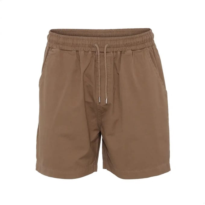 Twill Short broek Colorful Standard Organic sahara camel