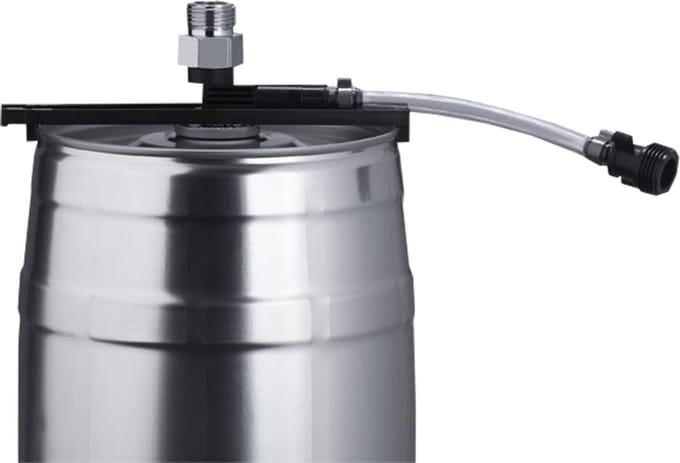 Adapter voor het aansluiten van 5 literfusten op normale Biertap- Flexi Tap 3/4" CO2-aansluiting