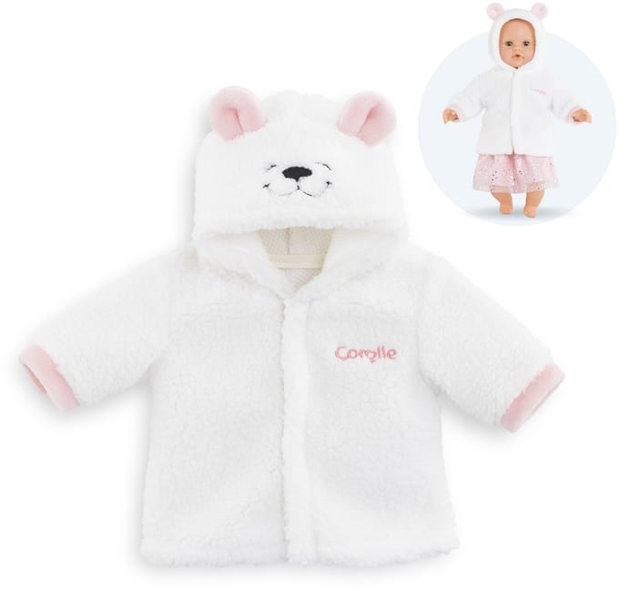 Corolle poppenjas Magical - winterjas voor pop 30cm met berenkap.