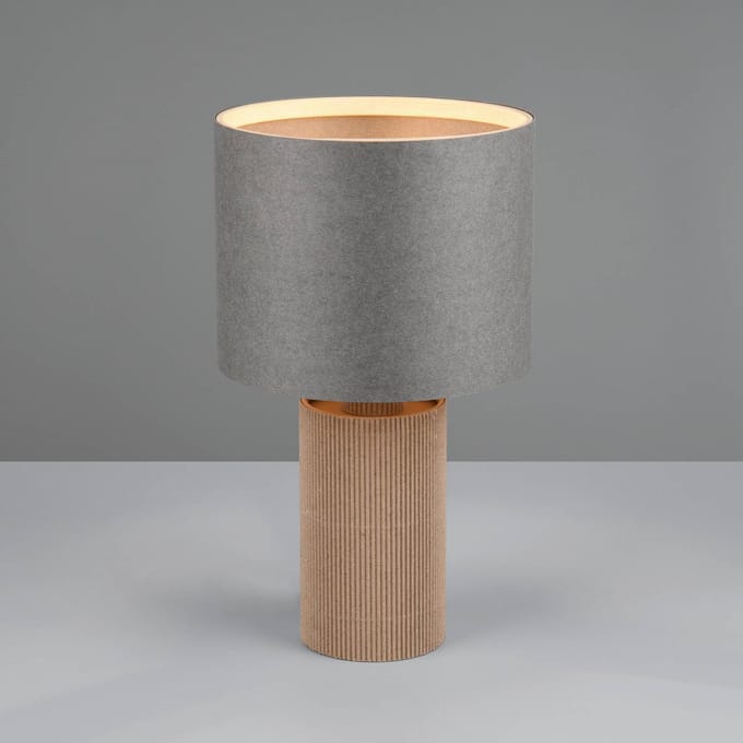 TRIO CANIO - Tafellamp - Natuurlijk - excl. 1x E14 4 W - Snoerschakelaar - GO Green