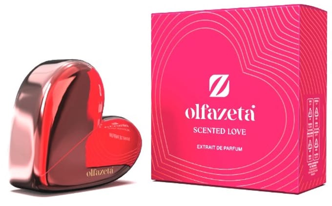 Chogan Olfazeta Parfum - LOVE25 - Scented Love - Hart form - 25ml - amber en vanille
