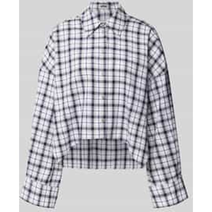 Oversized overhemdblouse met knoopsluiting model 'OSHIA'
