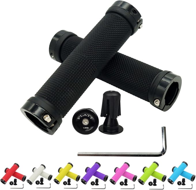 Antislip Fietshandvat met Aluminium Lock voor MTB en BMX