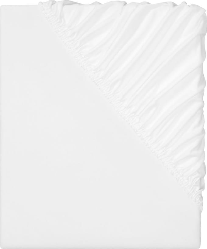 Livarno home Jersey hoeslaken 90-100 x 200cm Wit