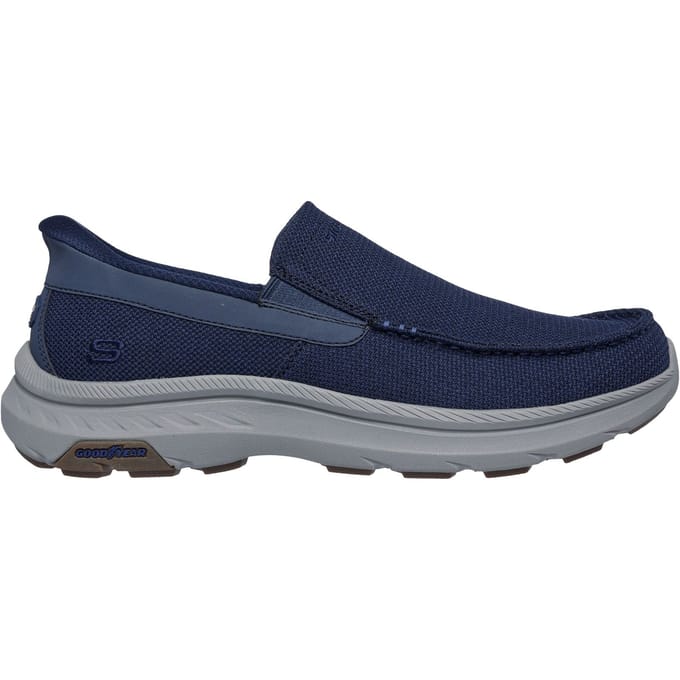 Skechers Pollard Wilfred Textiel Heren Navy Loafers