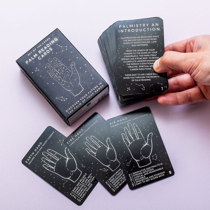 Gift Republic Palm Reading Kaarten
