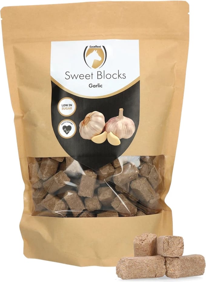 Excellent Horse Sweet Blocks - Knoflook - 1 kg