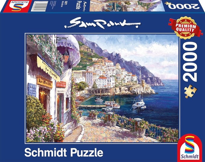 Middag in Amalfi Puzzel 2000 stukjes - Rustiek en Landelijk