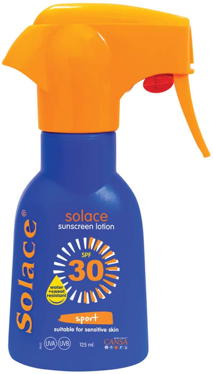Solace SPF30 125ml Zonnebrand Spray – Sport