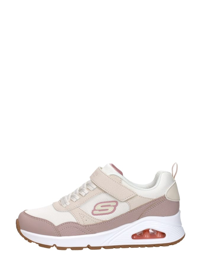 Skechers Uno Mesh Pop Sneakers - Meisjes - Beige