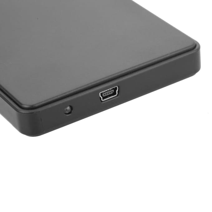 USB2.0 Draagbare Mobiele HDD Externe Harde Schijf Behuizing 2.5 (Geen harde schijf inbegrepen) zwart