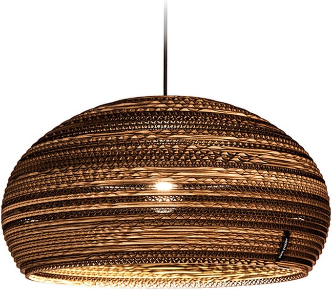 Think Paper - Hanglamp Dandy 440 Ø 44 cm bruin