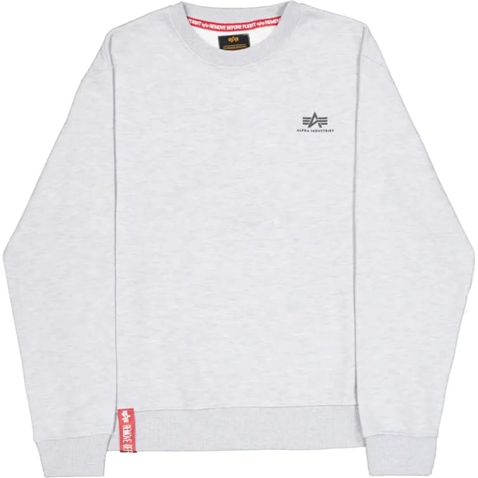 Sweatshirt met klein logo Alpha Industries Basic