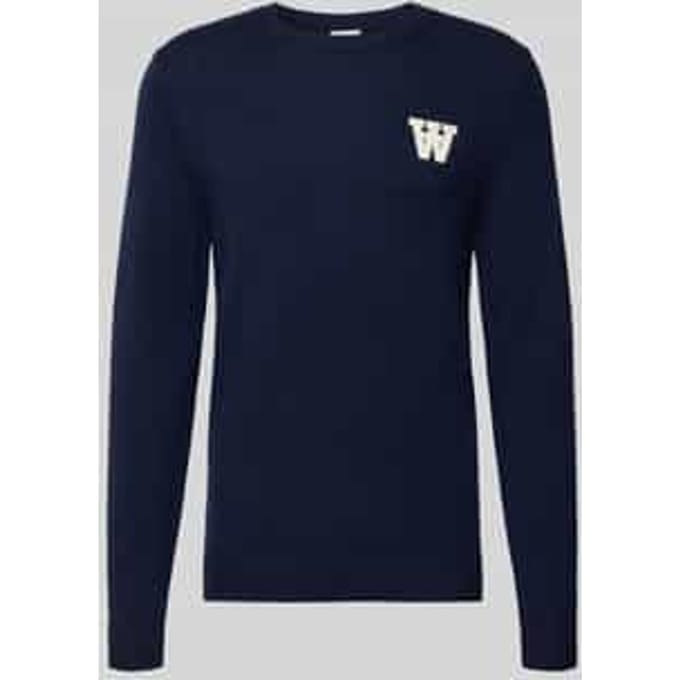 Gebreide pullover van lamswol Model 'Tay'