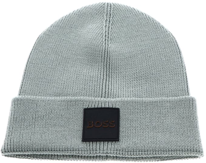 BOSS muts Foxxy Beanie Open Green mintgroen