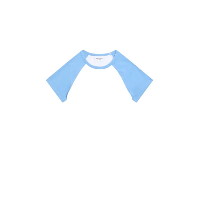 Juicy Couture Contrast Raglan Baby Tee WIT - Maat M