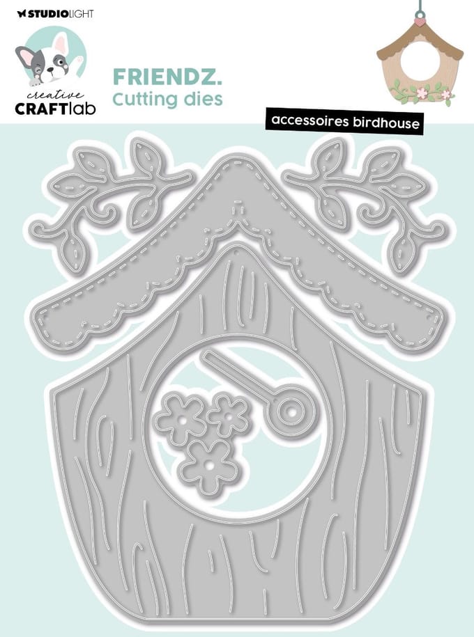 Cutting die Accessoires birdhouse - Friendz nr. 897