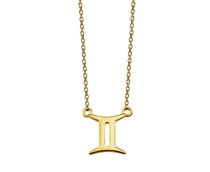 Tweelingen Ketting Goldplated Zodiac ZN006G
