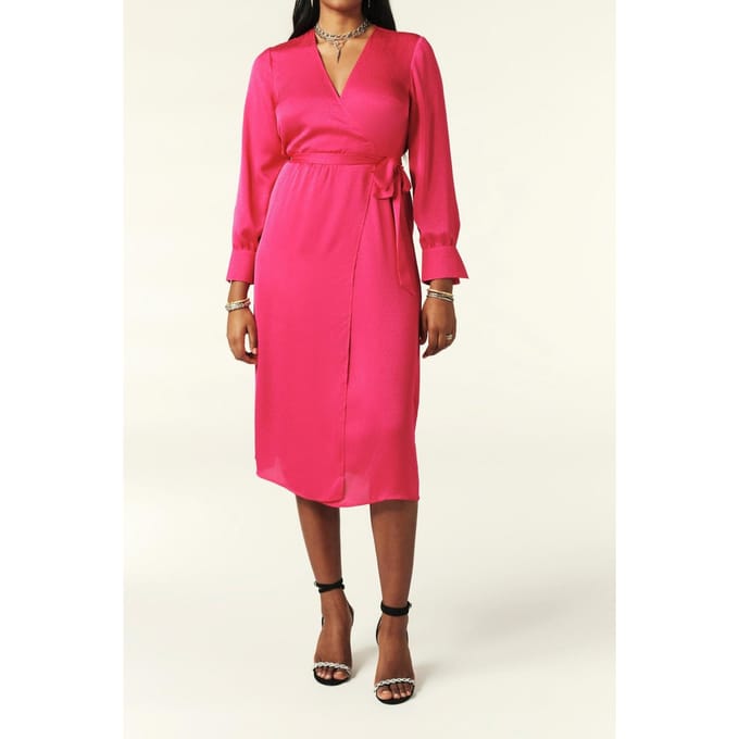 BA&SH Robe Iris Fuschia Taglia: S | Abiti Midi Outlet | Donna | Viola