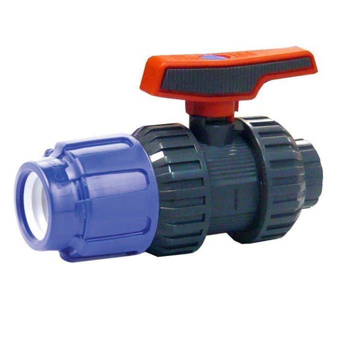 Raccord PE 25 mm - CEPEX - Robinet à boisseau sphérique - Compression - Eau potable - PN16