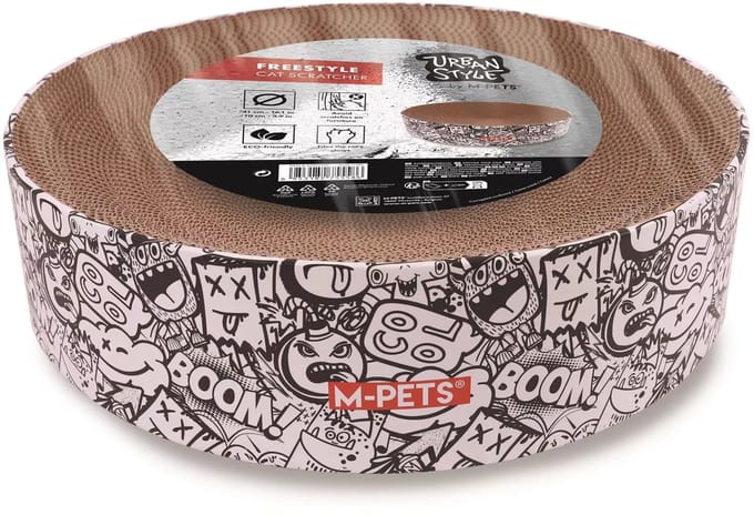 M-PETS Urban Style FREESTYLE krabber voor katten Zwart & Wit