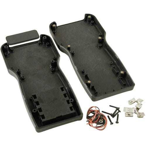 Hammond Electronics 1553TBKBAT Handbehuizing 210 x 100 x 32 ABS Zwart 1 stuk(s)