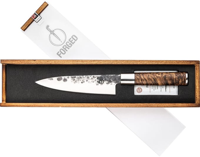Forged VG10 Koksmes 16cm - In houten giftbox