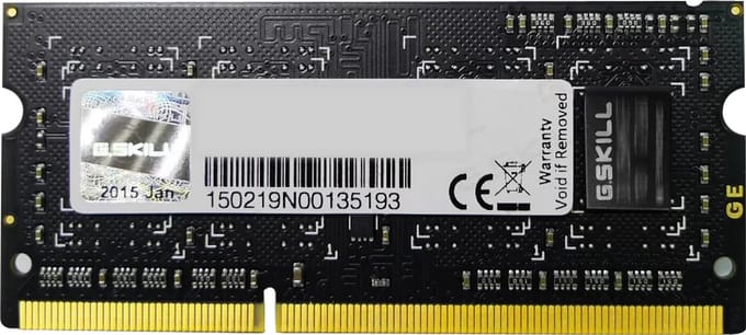 G.Skill 4GB DDR3 SODIMM 1066MHz  (1 x 4 GB)