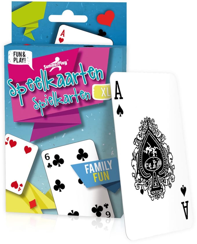 Summerplay Speelkaarten XL - L12,5 x B8,5 cm - speelgoed