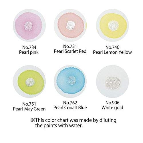 Gansai Tambi Pearl colors