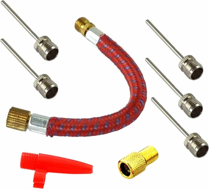 Verloopnippel set - 8 delig - Met slang