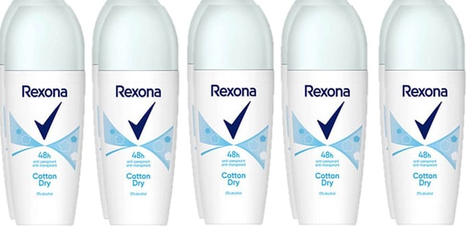 Rexona Deo Roller Cotton Dry - 10 x 50 ml