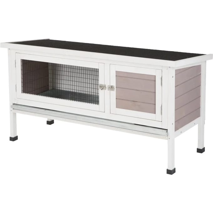 Kerbl - Konijnenhok - Freddy - 116x45x62 - cm - geglazuurd - hout
