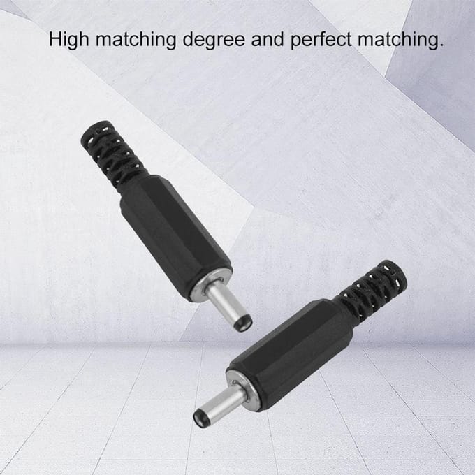 20 STUKS 3,5 mm x 1,35 mm DC Mannelijke Stroomadapter Stekker Jack Connector