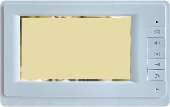Video Deurbel - Intercom Systeem - Woonbeveiliging - 7 Inch Kleurenscherm - Alleen Monitor