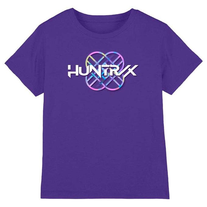 K-Pop Demon Hunters Kinder/Kids Pastel Logo T-shirt (Paars)