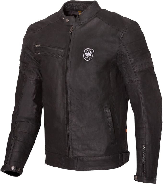 Merlin Alton II D3O Zwart Leren Motorjas - Jas