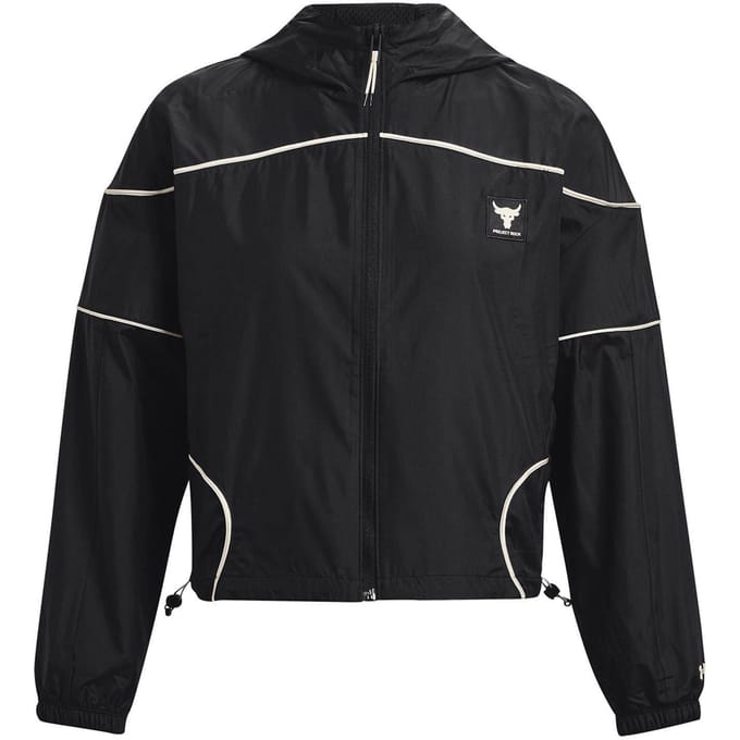 Under Armour Heren Project Rock Reflecterende Hooded Jacket (Zwart)