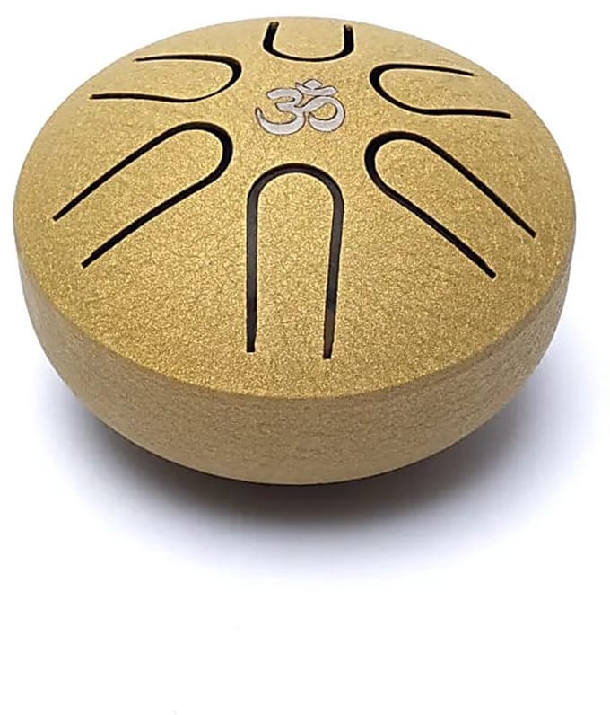 Hluru mini handpan goud - Ø 7,5 cm