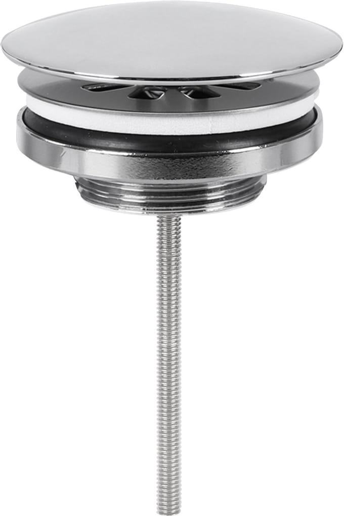 Differnz Afvoerplug Chroom â€“ Always open â€“ Ã˜ 72 mm â€“ met schroef