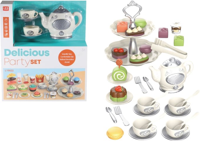 Dessertset met toebehoren - geluid en licht.