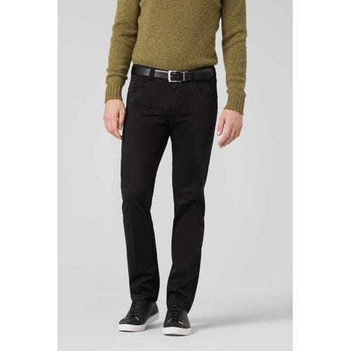 SINGLES DAY! Meyer - Jeans Broek Diego Zwart - Heren - Maat 54 - Regular-fit