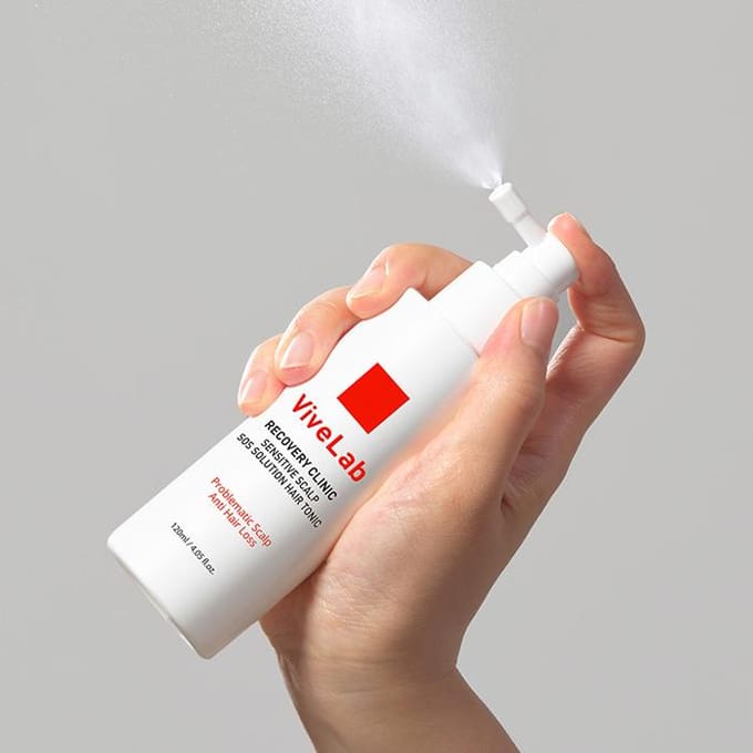 [ViveLab] Recovery Clinic Gevoelige Hoofdhuid SOS Solution Haar Tonic 120ml white